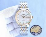 High Quality Replica Longines White Face Two Tone Watch